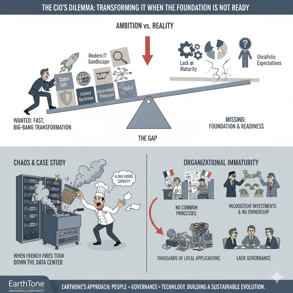 The CIO’s Dilemma: Transforming IT when the Foundation Is Not Ready