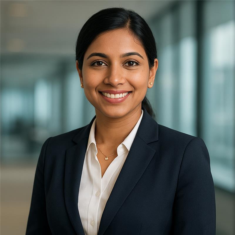 Professional portrait of a Senior Analyst at EarthTone Advisors.